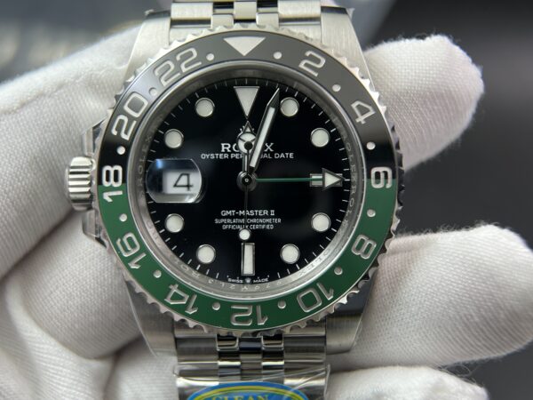 GMT Master II 126720 VTNR 904L SS Clean Factory 1:1 Best Edition on Jubilee Bracelet DD3285 V3 version