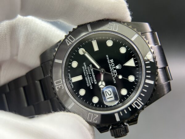 Submariner 41mm 126610 LN Black Ceramic 904L on DLC (Based on Clean factory VR3235) - Image 4