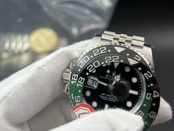 GMT Master II 126720 VTNR 904L SS Upgrade close Genuine Ceramic bezel Clean Factory 1:1 Best Edition on Jubilee Bracelet DD3285 V3 verison - Image 6