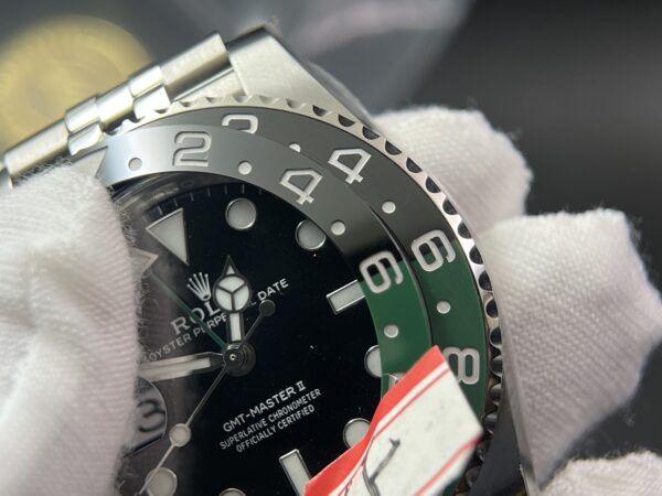 GMT Master II 126720 VTNR 904L SS Upgrade close Genuine Ceramic bezel Clean Factory 1:1 Best Edition on Jubilee Bracelet DD3285 V3 verison - Image 4