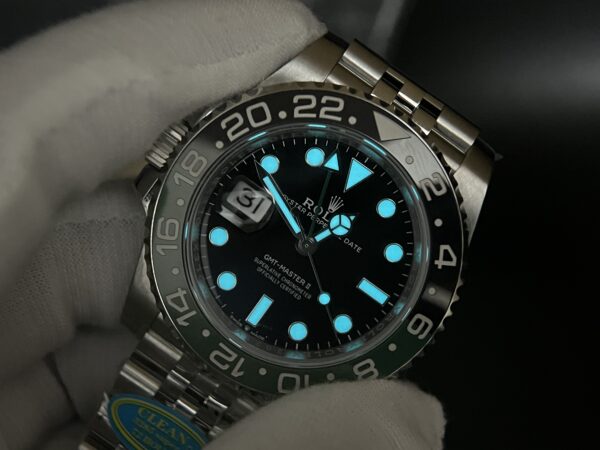 GMT Master II 126720 VTNR 904L SS Upgrade close Genuine Ceramic bezel Clean Factory 1:1 Best Edition on Jubilee Bracelet DD3285 V3 verison - Image 13