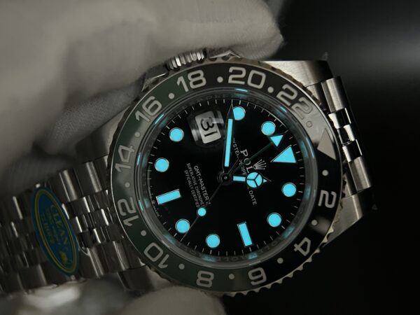 GMT Master II 126720 VTNR 904L SS Upgrade close Genuine Ceramic bezel Clean Factory 1:1 Best Edition on Jubilee Bracelet DD3285 V3 verison - Image 12