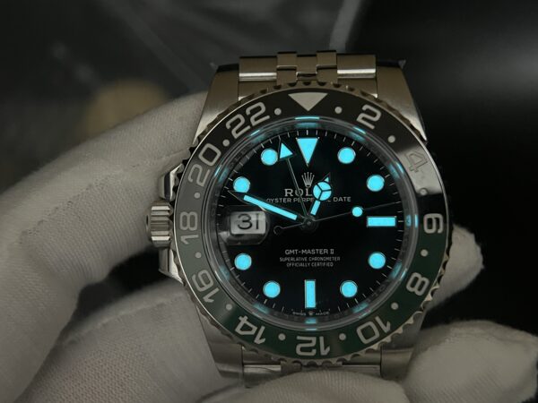 GMT Master II 126720 VTNR 904L SS Upgrade close Genuine Ceramic bezel Clean Factory 1:1 Best Edition on Jubilee Bracelet DD3285 V3 verison - Image 11