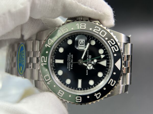 GMT Master II 126720 VTNR 904L SS Upgrade close Genuine Ceramic bezel Clean Factory 1:1 Best Edition on Jubilee Bracelet DD3285 V3 verison - Image 9