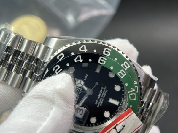 GMT Master II 126720 VTNR 904L SS Upgrade close Genuine Ceramic bezel Clean Factory 1:1 Best Edition on Jubilee Bracelet DD3285 V3 verison - Image 3