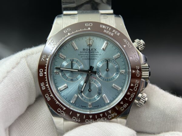 Daytona 116506 Clean 1:1 Best Edition Ice Blue Dial Crystal Markers on SS Bracelet SA4130