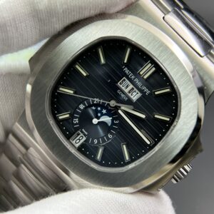 Nautilus 5726 Full Function SS PPF 1:1 Best Edition Blue Dial on SS Bracelet A324