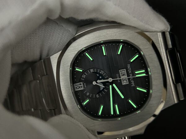 Nautilus 5726 Full Function SS PPF 1:1 Best Edition Blue Dial on SS Bracelet A324 - Image 7