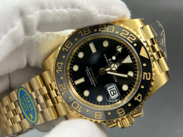 GMT Master II 126718 Clean 1:1 Best Edition Black Dial on Jubilee Bracelet DD3285 - Image 4