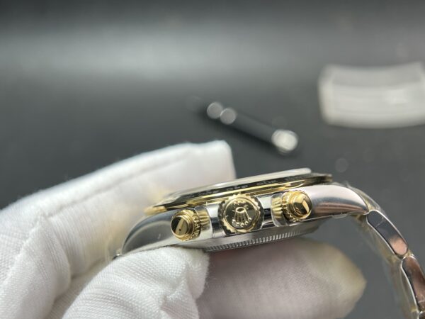 Daytona 116503 Clean 1:1 Best Edition Black Dial on YG/SS Bracelet SA4130 V3 - Image 12