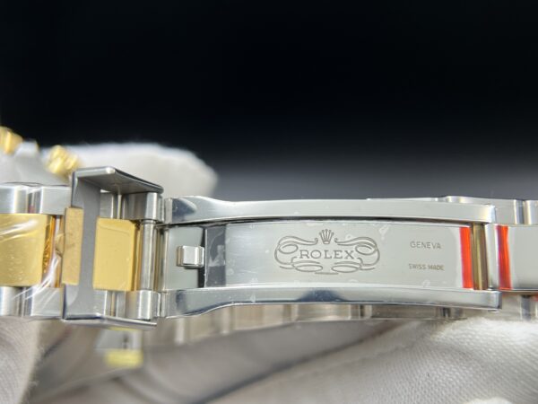 Daytona 116503 SS/YG Clean Factory 1:1 Best Edition Black Diamonds Dial on SS/YG Oyster Bracelet A4130 - Image 11