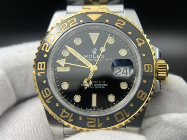GMT Master II 126713 SS Clean 1:1 Best Edition Black Dial on YG/SS Jubilee Bracelet DD3285 - Image 6