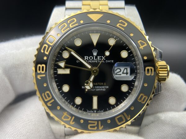 GMT Master II 126713 SS Clean 1:1 Best Edition Black Dial on YG/SS Jubilee Bracelet DD3285 - Image 7