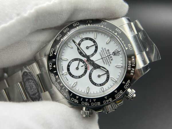 Daytona 126500 Panda Clean Factory 1:1 Best Edition 904L SS Case and Bracelet White Dial SH4131 - Image 4