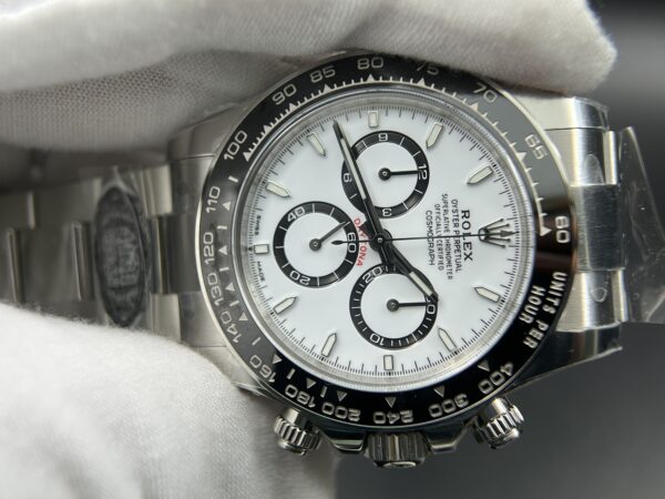 Daytona 126500 Panda Clean Factory 1:1 Best Edition 904L SS Case and Bracelet White Dial SH4131 - Image 5
