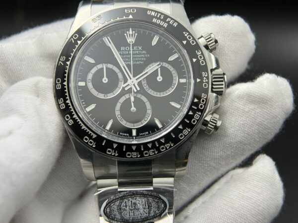 Daytona 126500 Clean Factory 1:1 Best Edition 904L SS Case and Bracelet Black Dial SH4131 - Image 7