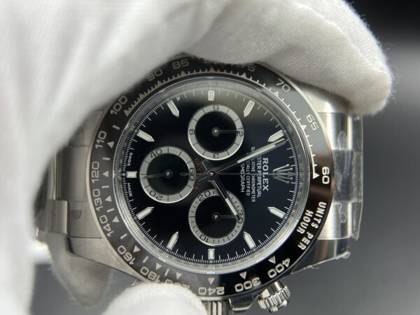 Daytona 126500 Clean Factory 1:1 Best Edition 904L SS Case and Bracelet Black Dial SH4131 - Image 9