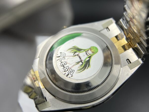 DateJust 41 126333 Clean 1:1 Best Edition 904L Steel Gray Dial Green Roman Marker on SS/YG Jubilee Bracelet VR3235 - Image 10