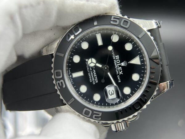 149 grams Yacht-Master 42mm 226659 VSF 1:1 Best Edition Black Ceramic Bezel on Black Rubber Strap V3 version - Image 4
