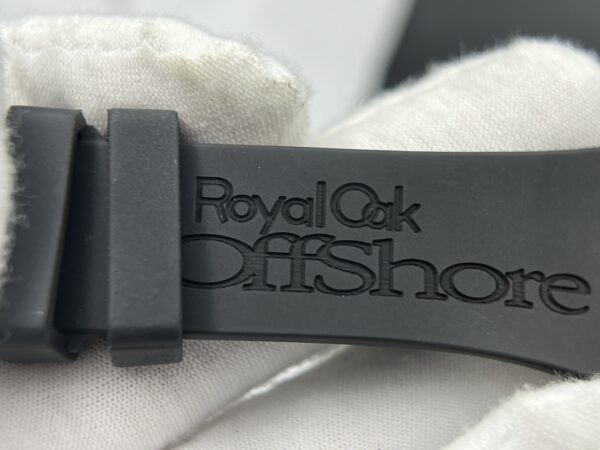 Royal Oak 41mm 15500 SS APSF 1:1 Best Edition Black Textured Dial on Rubber strap A4302 Super Clone - Image 18