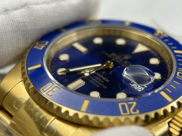 Submariner 116613 LB Blue Ceramic YG Plated 904L Steel Clean Factory 1:1 Best Edition VS3135 - Image 10