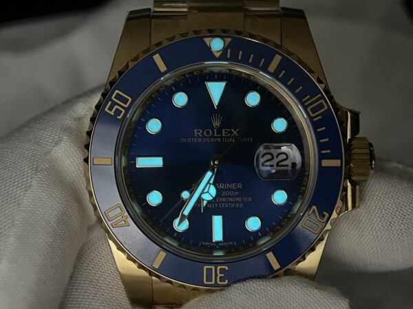 Submariner 116613 LB Blue Ceramic YG Plated 904L Steel Clean Factory 1:1 Best Edition VS3135 - Image 11