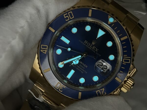Submariner 116613 LB Blue Ceramic YG Plated 904L Steel Clean Factory 1:1 Best Edition VS3135 - Image 12