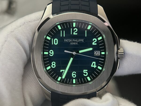Aquanaut 5168  SS 3KF 1:1 Best Edition Blue Dial on Blue Rubber Strap A330 Super Clone V3 - Image 7