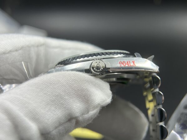 Day Date 40 SS 904L Steel QF 1:1 Best Edition Blue Dial with Arabic Markers on SS Bracelet (Tungsten Heavy Version) - Image 12