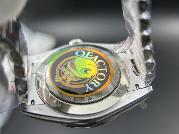 Day Date 40 SS 904L Steel QF 1:1 Best Edition Black Stick Dial on SS Bracelet A2836 (Tungsten Heavy Version) - Image 13