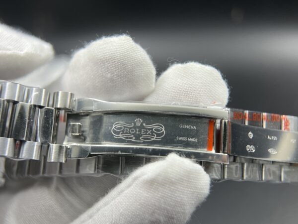 Day Date 40 SS 904L Steel QF 1:1 Best Edition Black Stick Dial on SS Bracelet A2836 (Tungsten Heavy Version) - Image 16
