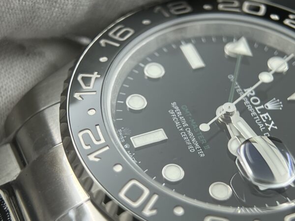 GMT-Master II 126710GRNR Black/gray Ceramic 904L Steel Clean Factory Best Edition on Jubilee and oyster Bracelet DD3285 V3 version - Image 8