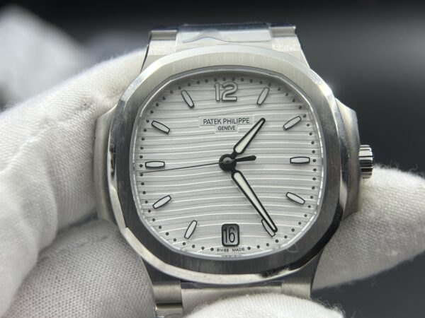Nautilus 7118 Ladies SS 3KF 1:1 Best Edition White Dial on SS Bracelet 324CS - Image 2