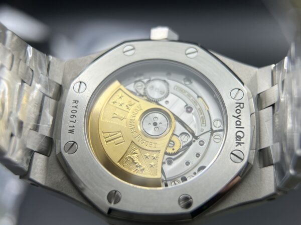 Royal Oak 37mm 15450 SS APSF 1:1 Best Edition White Textured Dial on SS Bracelet A3120 - Image 13