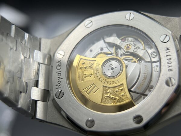 Royal Oak 37mm 15450 SS APSF 1:1 Best Edition White Textured Dial on SS Bracelet A3120 - Image 14