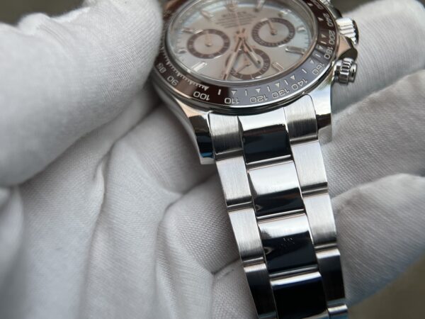 2023 Daytona 126506 Ice Blue Crystal Dial Tungsten shell Case Wrap real platinum  227 grams - Image 11