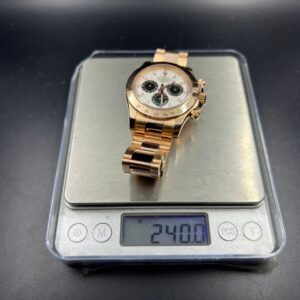 Daytona Rose Gold Meteorite Dial 116505 Tungsten shell Case Wrap real Rose gold