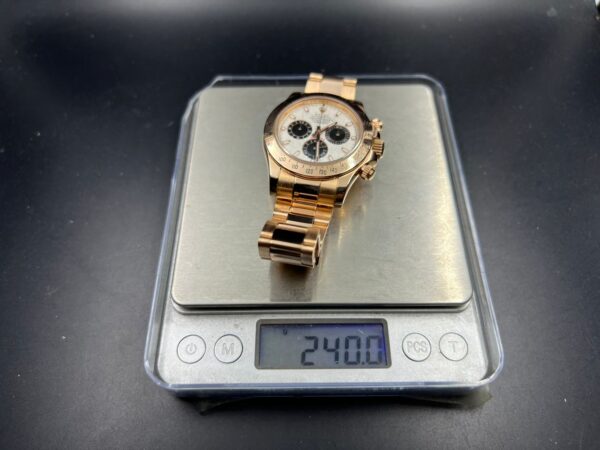 Daytona Rose Gold Meteorite Dial 116505 Tungsten shell Case Wrap real Rose gold