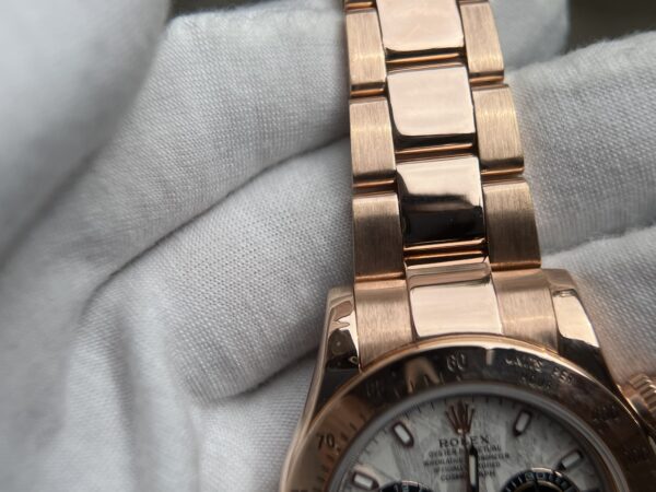 Daytona Rose Gold Meteorite Dial 116505 Tungsten shell Case Wrap real Rose gold - Image 15