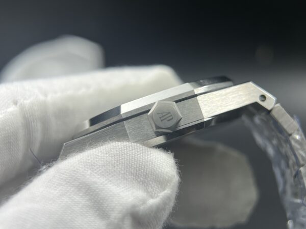Royal Oak 37mm 15450 SS APSF 1:1 Best Edition Gray Textured Dial on SS Bracelet A3120 - Image 13