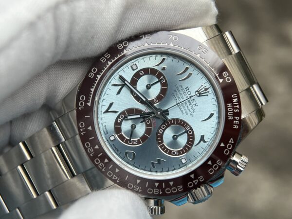 Daytona 116506 Arabic Dial Tungsten shell Case Wrap real platinum  220 grams - Image 6