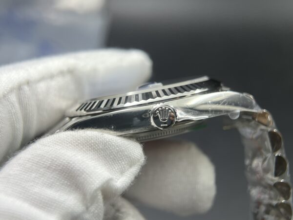 DateJust 41 126334 Clean 1:1 Best Edition 904L Steel Blue Roman Dial on Jubilee Bracelet VR3235 - Image 12