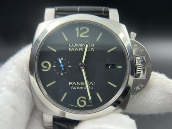 PAM1312 VSF 1:1 Best Edition Black Dial on Black Leather Strap P.9010 - Image 2