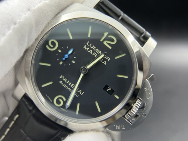 PAM1312 VSF 1:1 Best Edition Black Dial on Black Leather Strap P.9010 - Image 3