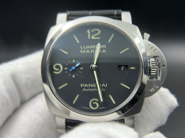 PAM1312 VSF 1:1 Best Edition Black Dial on Black Leather Strap P.9010