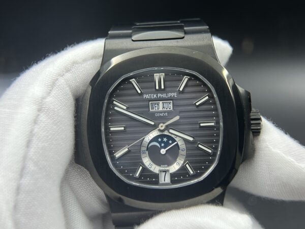 Nautilus 5726 Full Function SS DLC Best Edition Grey Dial on SS Bracelet A324(Based on PPF factory) - Image 2