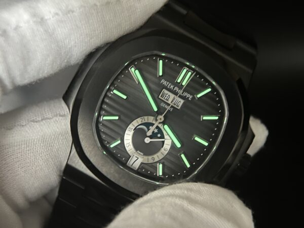 Nautilus 5726 Full Function SS DLC Best Edition Grey Dial on SS Bracelet A324(Based on PPF factory) - Image 13