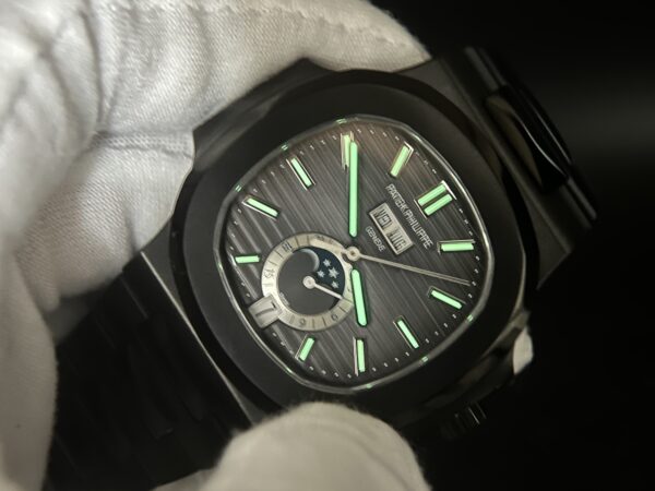 Nautilus 5726 Full Function SS DLC Best Edition Grey Dial on SS Bracelet A324(Based on PPF factory) - Image 14