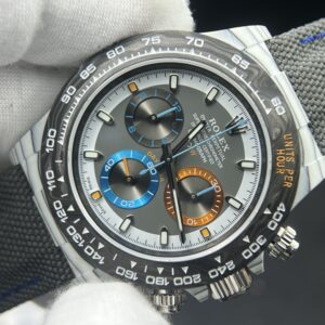 Daytona DIW Carbon  1:1 Best Edition grey Dial on Black Nylon Strap SA4130