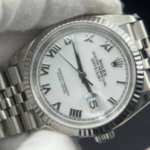 DateJust 36 SS 126234 VSF 1:1 Best Edition 904L Steel White Roman Dial on Jubilee Bracelet VS3235